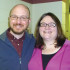 Left: Dr. and Mrs. Pettitt pose in Verhulst.