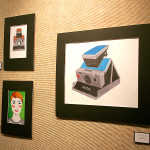 Sally Carson's artwork, along with Katayama's and Strebe's, can be seen on display in the Bradley Fine Arts Building's lobby through March 31.